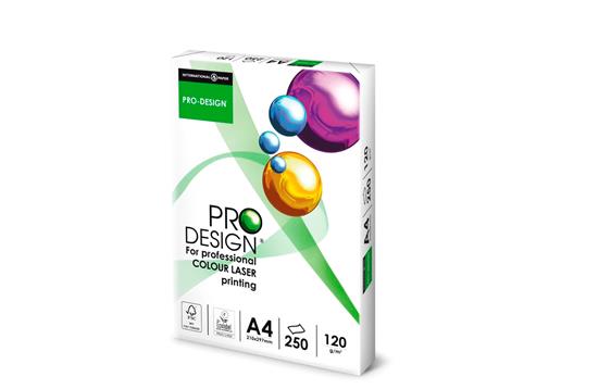 9411360 International Paper PROA4120 ProDesign A4 120 gr papir for fargeprint 210 x 297 mm (250 ark)